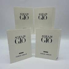 4x ACQUA DI GIO By GIORGIO ARMANI PARFUM Spray Samples 0.04oz / 1.2ml Each NEW