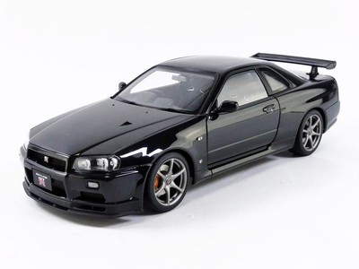 AUTOart 1/18 Nissan Skyline GT-R (R34) V Spec II Black Pearl 77407 JP