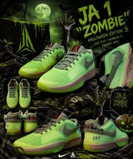 NIKE JA 1 "ZOMBIE" Halloween Edition Size 4.5Y Women s 6 - FV6097 300