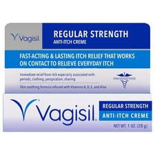 Regular Strength Anti-Itch Feminine Cream for Women, Gynecologist Tested, Hypoal