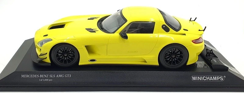 Minichamps 1/18 Scale 151 113104 - Mercedes-Benz SLS AMG GT3 Street 2011 Yellow - Bild 3 von 4