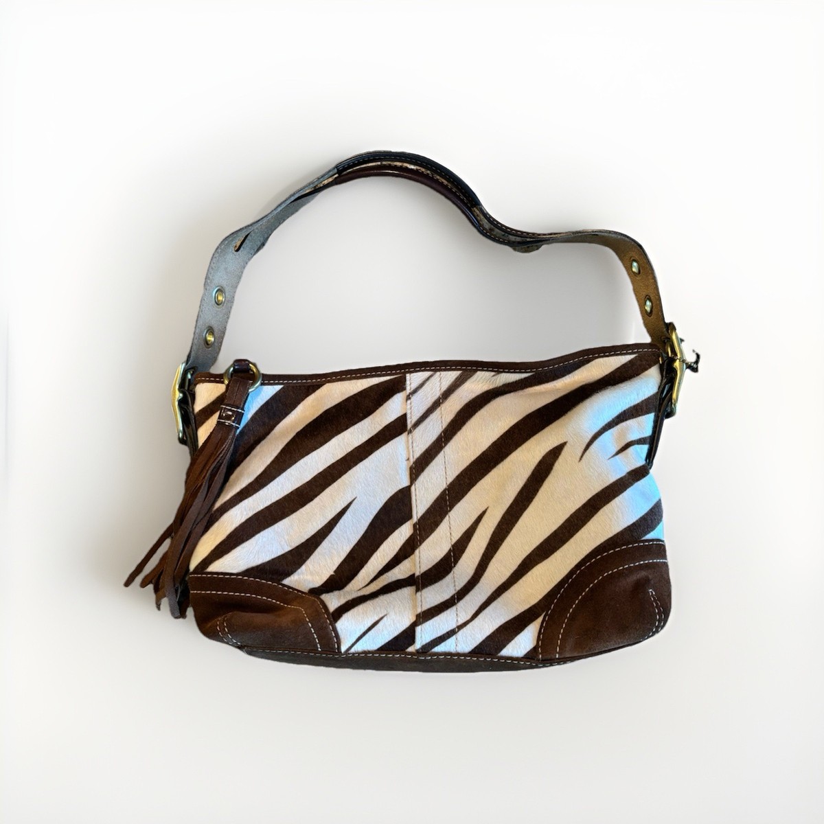 2005 Coach C05S-8A65 Zebra Shoulder Bag | eBay