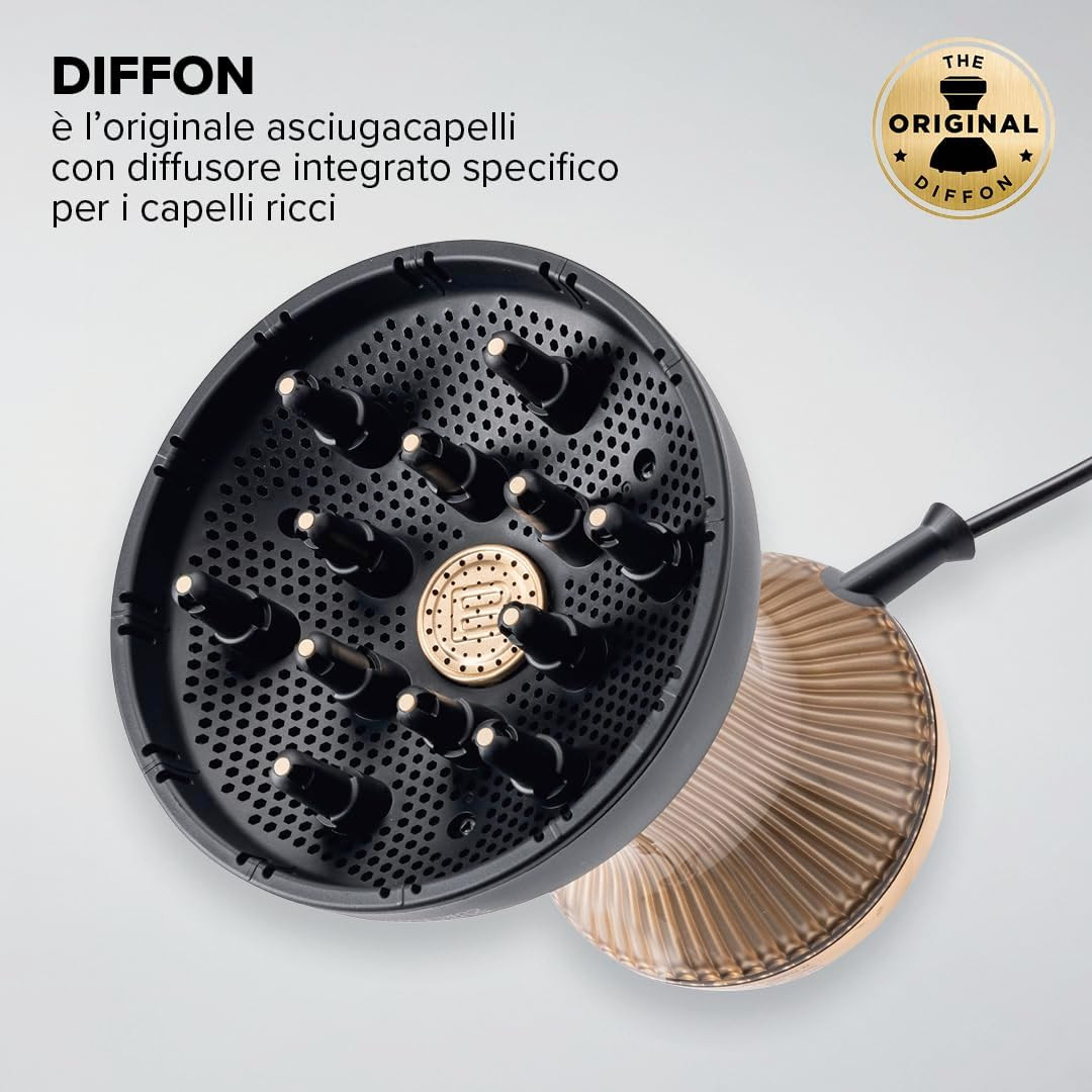 Diffusore Imetec Diffon Supreme: Cura e Definizione per Capelli Ricci - 2