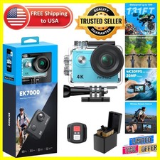 Portable 4K Action Camera with Wi-Fi & Remote Control - Capture Every Moment