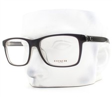 Coach Eyeglasses HC 6213U 5745 Glasses Crystal Black on Gray 57mm with Case