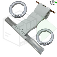 3SEG Security Locking Strap for Roller Garage Door Profile 77mm Auto Lock Catch