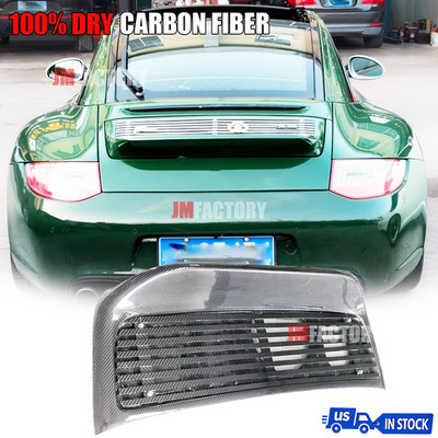 Real Carbon Trunk Lid Spoiler Wing Lip For Porsche 997 911 Carrera 2005-2012
