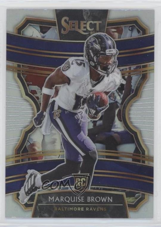 2019 Panini Select Concourse Silver Prizm Marquise Brown #65 00bf