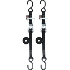 Powertye Ratchet Tiedowns - Black - 310-06202