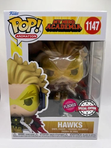 Funko Pop! My Hero Academia - Hawks (Flocked) Special Edition +combinedshipping