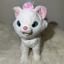 Disney Store The Aristocats MARIE Plush White Cat 12" Stuffed Animal Toy
