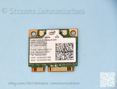 TOSHIBA Qosmio X870 X875 Series Laptop Wi-Fi Card w/ Bluetooth Intel Centrino