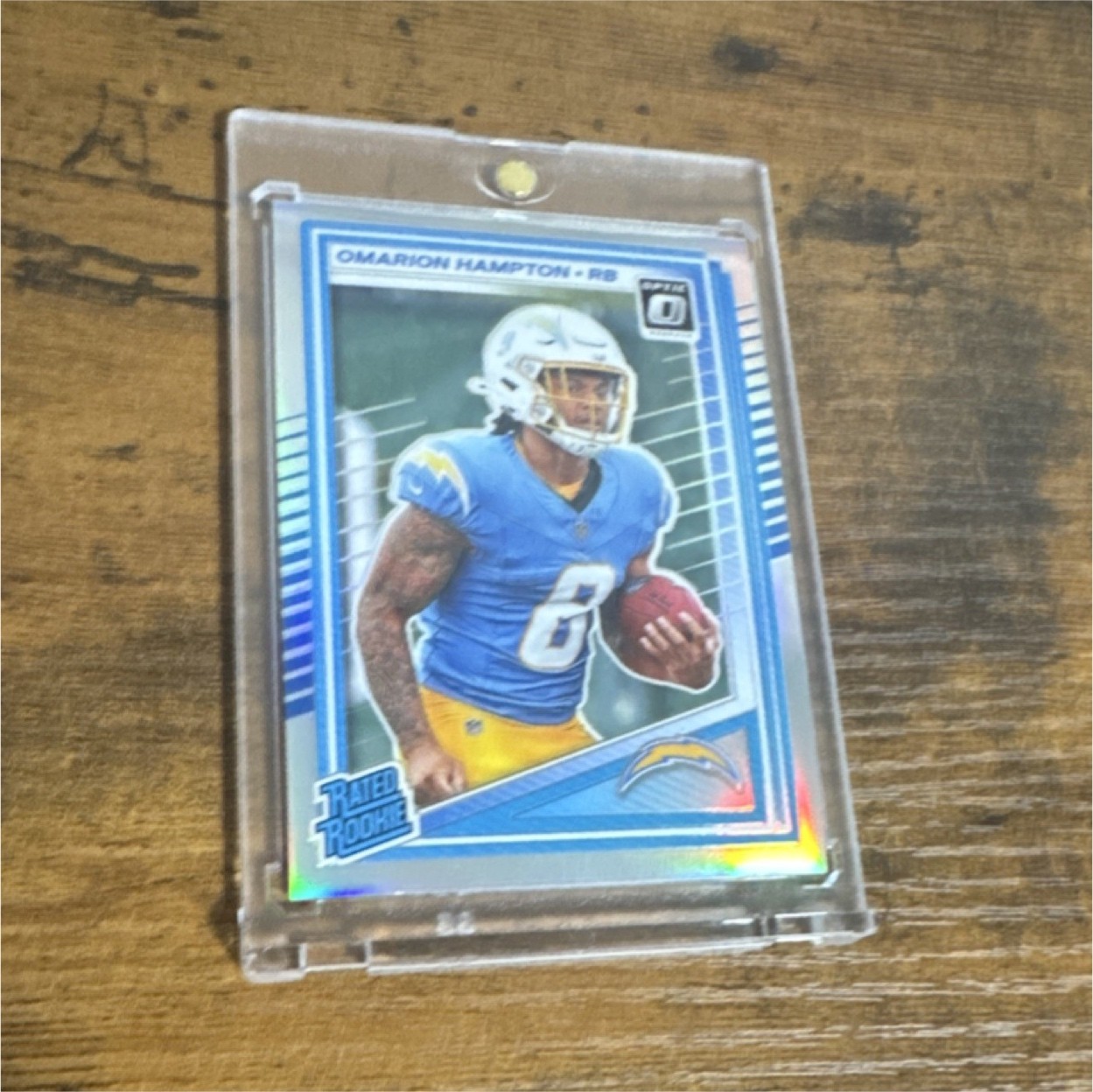 2025 Panini Donruss Optic Omarion Hampton Rated Rookie Holo #212