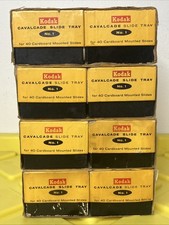 8 Kodak Cavalcade 35mm Slide Trays - Holds 40 Slides Per Tray