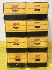8 Kodak Cavalcade 35mm Slide Trays - Holds 40 Slides Per Tray
