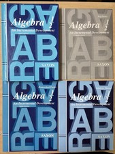 Saxon Algebra 1/2 Textbook Test Forms Homeschool Packet Solutions Manual 3rd Ed.