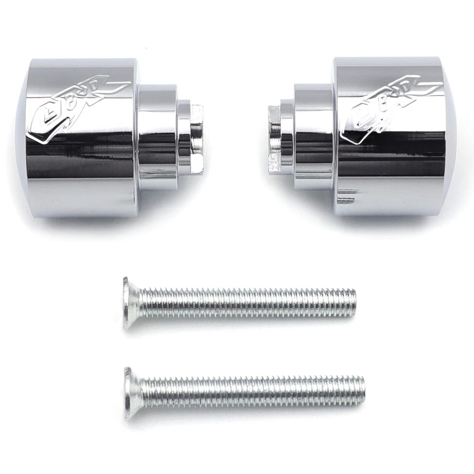 Chromed Hand Bar Ends For Honda Cbr 600 900 929 954 1000 1100 Rr F4I F41986-2012 - Image 3 of 4