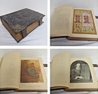 Antique LARGE Victorian Family Holy Bible Illustrated John Eadie Clasps Leather