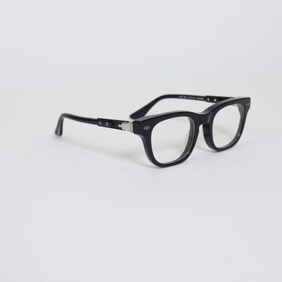 Chrome Hearts Black Glasses Frames w/ Silver 925 Leather Case Included