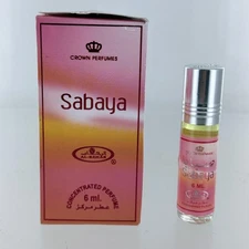 Al-Rehab Sabaya Con. Perfume Oil Rollerball for Unisex 0.2 oz - New Damaged Box