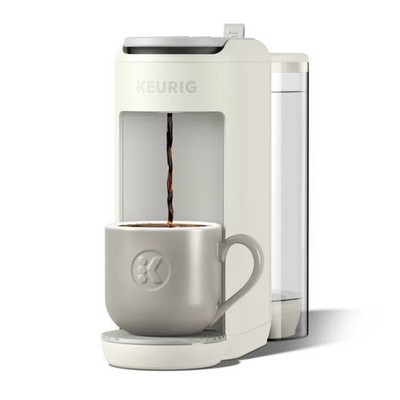 Keurig K-Mini Mate Plus Single Serve Coffee Maker Warm Stone Strong Brew Iced