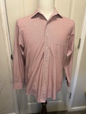 yves saint laurent men s Dress Shirt Red Size 15 32-33