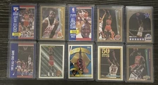 10 Lot Michael Jordan w Fleer All Star League Leader NBA Hoops Tppps Scoring Ldr