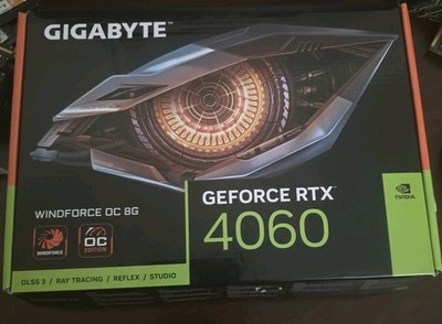 Gigabyte NVIDIA GeForce RTX 4060 8GB Graphics Card Wind Force OC