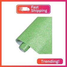 Solid Color Superfine Glitter Faux Leather Rolls 12"X53" 30cmX135cm , Shiny Faux