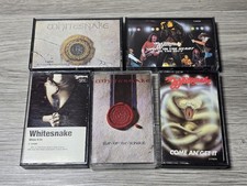 Whitesnake Lot of 5 Cassette Tape Live Come An Get It Slide It In Slip Of Tongue