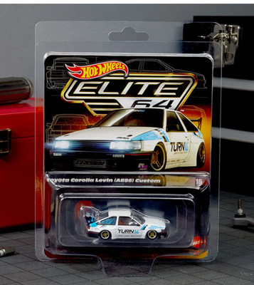 Hot Wheels -  Elite 64 -  Toyota Corolla Levin (AE86) Custom 1:64 - Neu&Ovp