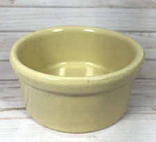 R R P Co Roseville Ohio Vintage Dog Pet Dish Crock 5.5" Feeder Bowl Stoneware