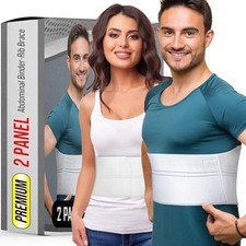 Broken Rib Brace for Men Women, Chest Support Compression Wrap Belt Plus Size