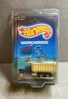 Vintage 1988 Hot Wheels Workhorses  PETERBILT DUMP TRUCK #9550 - Unpunched, BW
