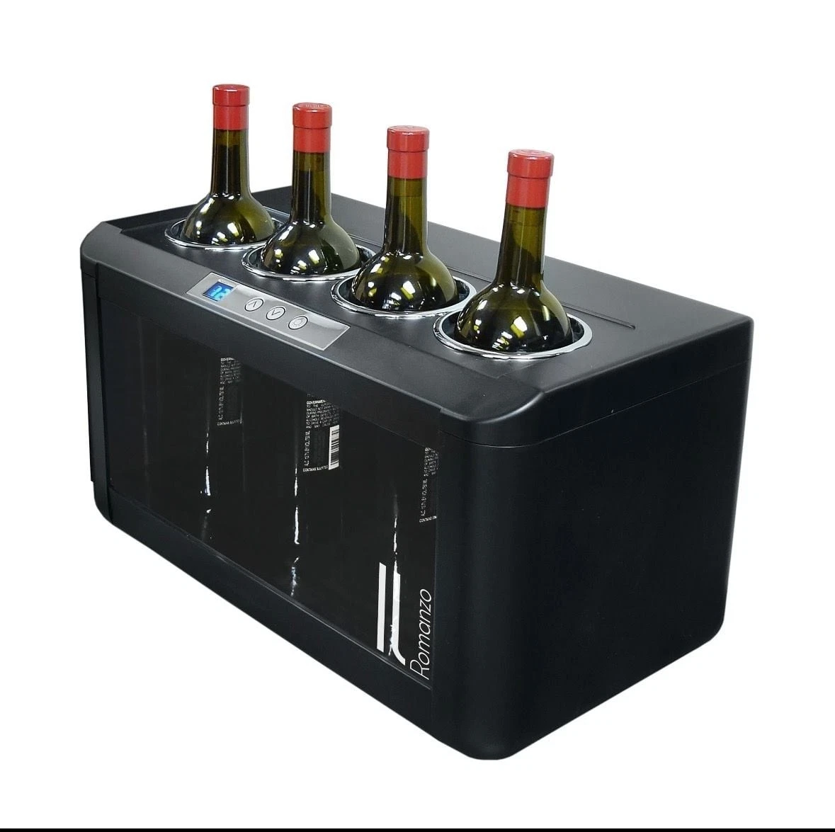 Vinotemp Il Romanzo 4 Bottle Beverage Cooler with Digital Temperature Control, B
Opens in a new wind