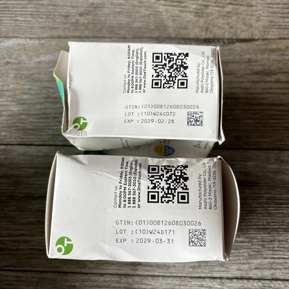 2 lancetas OneTouch Delica Plus, calibre 30 fino (200 en total) 100 ct exp.28/03-29 Foto 4 de 4