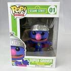 Funko Pop! Sesame Street #01 Super Grover Vaulted Vinyl Figure Box Wear