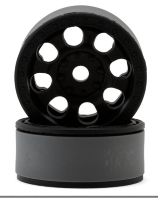 Incision 1.9 KMC KM237 Riot Molded Composite Beadlock Rims Black (2) INCIRC00530