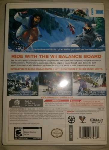Shaun White Snowboarding: Road Trip (Nintendo Wii, 2008) - Foto 3 di 3
