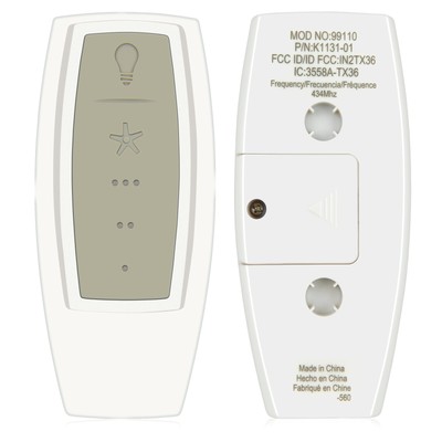 Generische Fernbedienung für Hunter Hampton Bay HB_343-668 Deckenventilator