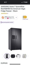 SAMSUNG Series 7 SpaceMax RS67A8811B1/EU American-Style Fridge Freezer Black