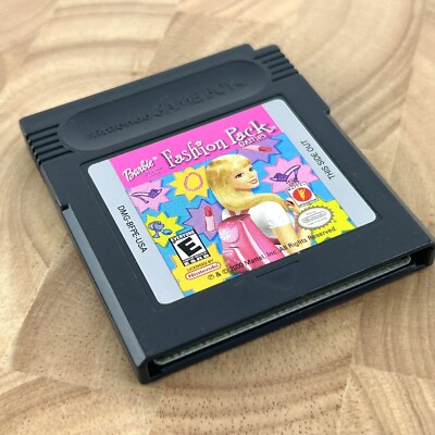 notice nintendo gameboy color - BARBIE - noe