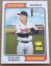 2023 Topps Heritage Steven Kwan All Star Rookie Cup #232 Guardians