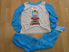 Thomas the Tank Engine Train Long Sleeve 2 piece Pajamas 4 NWT NEW