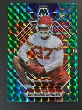 2023 PANINI MOSAIC, CHAMARRI CONNER, RC, Green PRIZM, Kansas City CHIEFS