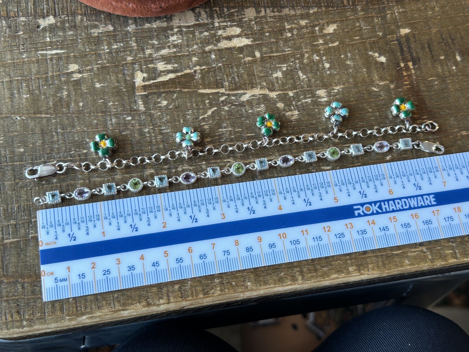 Sterling Silver SPRING THEMED Bracelets - Flower … - image 3