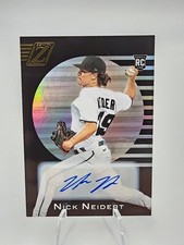 2021 Zenith Autograph RC Auto #3 Nick Neidert Miami Marlins