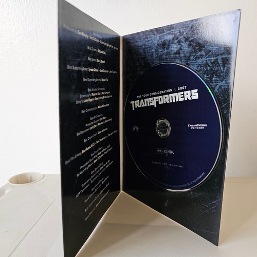 Transformers 2007 FYC Screener SAG For Your Consideration DVD Free USA Shipping - 第 2/5 張圖片