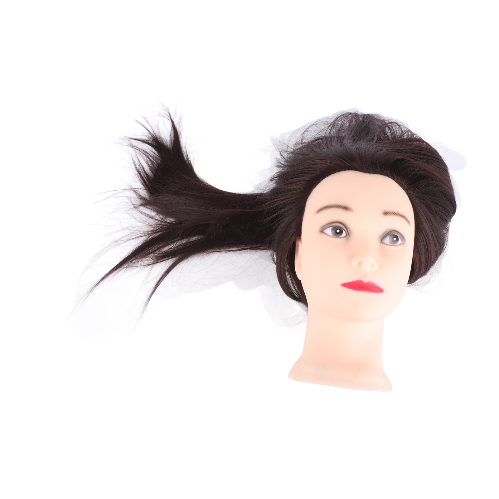 24'' Long Hair Hairdressing Mannequin Salon Training Head Model Doll With Clamp