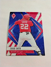 2021 Panini Chronicles Phoenix #25 Juan Soto Blue Velocity Nationals/Mets.  Q142